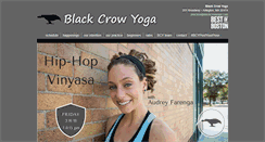 Desktop Screenshot of blackcrowyoga.com